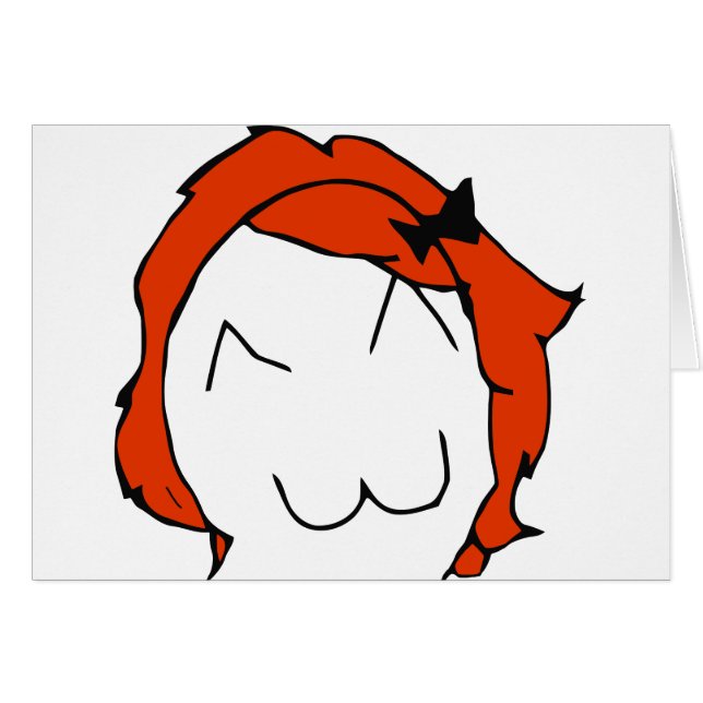 Cartão Redhead Derpina (Frente Horizontal)
