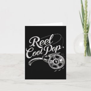Cartão Reel Legal Pop Pesca Vovô Oferece Gráfico Engraçad