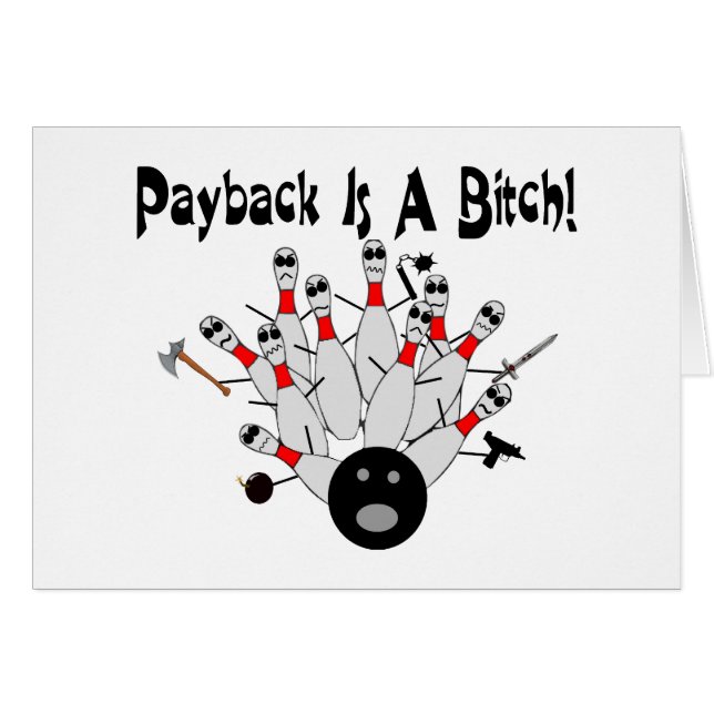 Cartão Reembolso da boliche (Frente Horizontal)