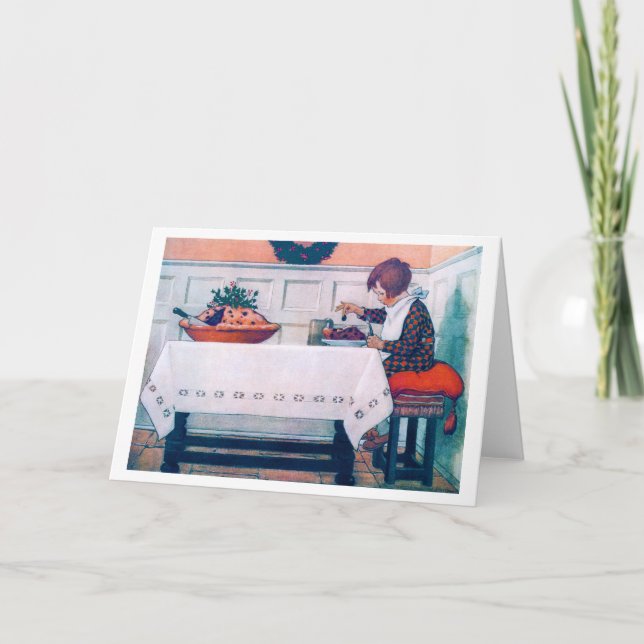 Cartão Refeição de Natal, Jessie Willcox Smith (Frente)