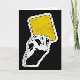 Cartão Referee Yellow Card Coach Sports Football Soccer