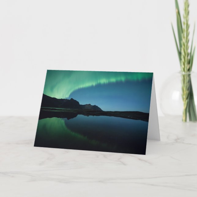 Cartão Reflexão Aurora (Frente)