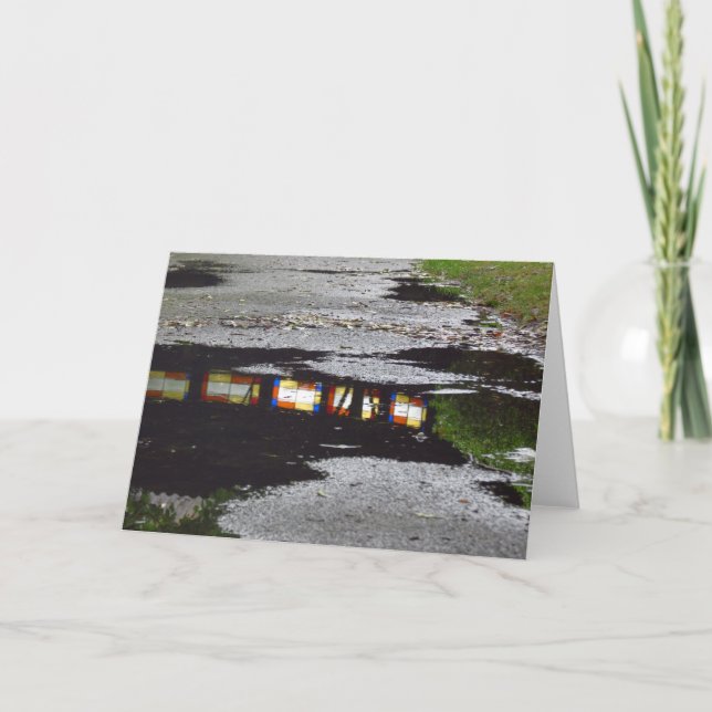 Cartão Reflexão da Janela Tabernacle - Vineyard de Martha (Frente)