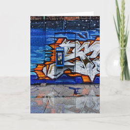 Cartão Reflexão da Versão de Cor do Phone Booth 12