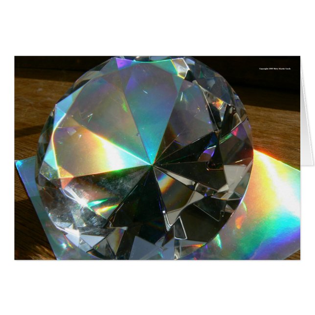 Cartão Reflexão do arco-íris (Frente Horizontal)