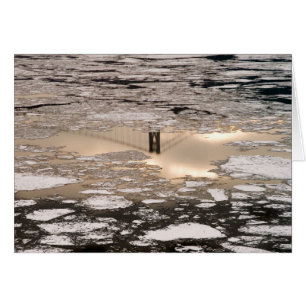 Cartão Reflexão Dourada