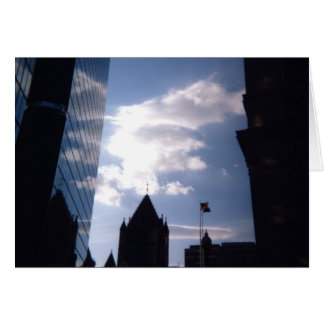 Cartão Reflexão sobre o Céu Urbano