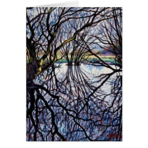 Cartão Reflexões 2009 da lagoa