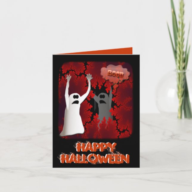 Cartão Reflexões assustadores (Frente)