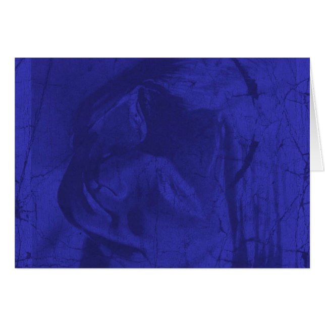 Cartão Reflexões Azuis (Frente Horizontal)