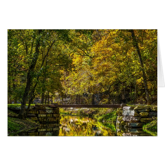 Cartão Reflexões Começando Painterly (Frente horizontal)