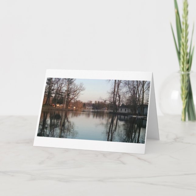 Cartão Reflexões da queda (Frente)