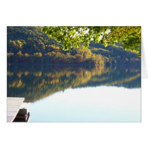 Cartão Reflexões da queda