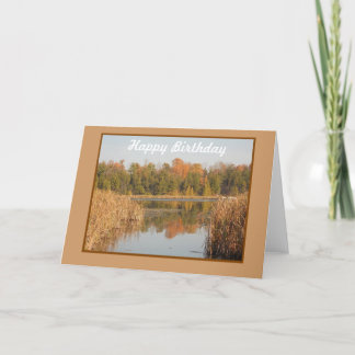Cartão Reflexões de Aniversário para Ele