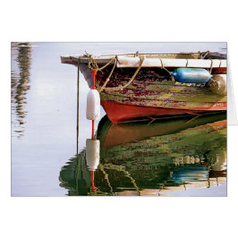 Cartão Reflexões de Barcos