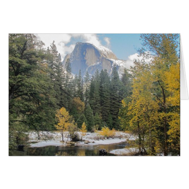 Cartão Reflexões De Meia Dome (Frente horizontal)