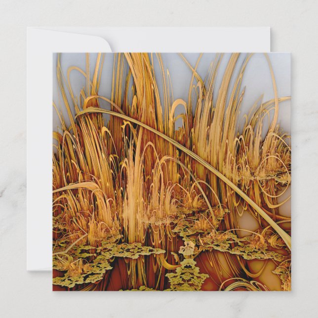 Cartão Reflexões do ouro (Frente)