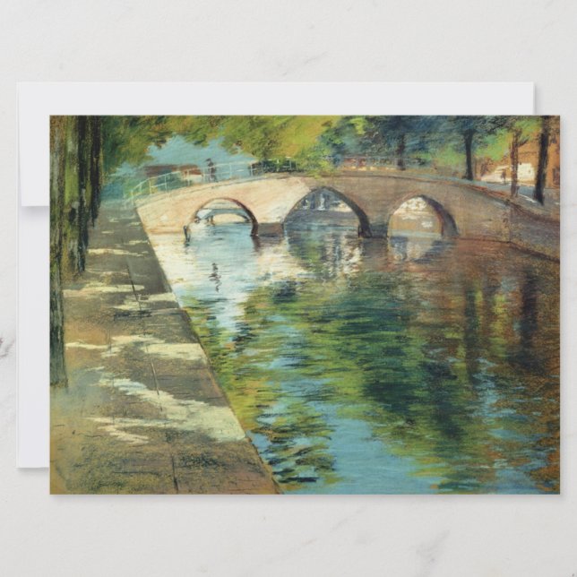 Cartão Reflexões no Canal (Frente)