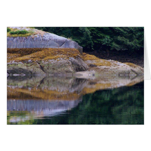 Cartão Reflexões no litoral nº 7 (Frente Horizontal)