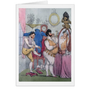 Cartão Regência um modo do la, 1812 (gravura a água-for
