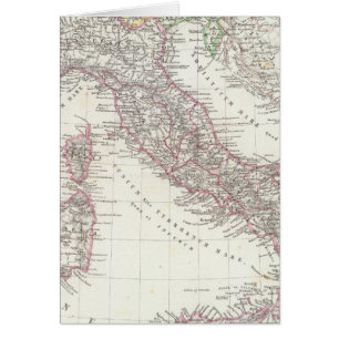 Cartão Região de Roma Itália