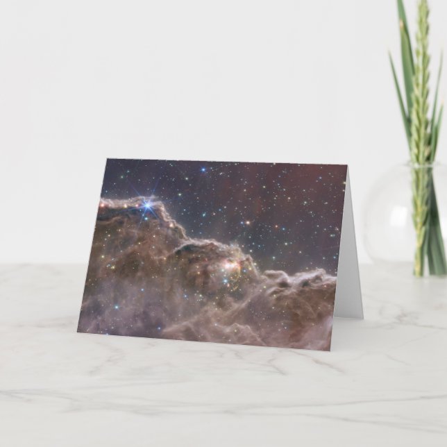 Cartão Região Inaugural Ngc 3324 Na Nebulosa De Carina. (Frente)