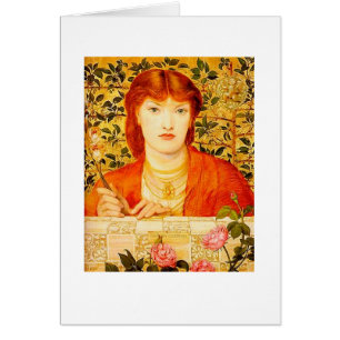 Cartão "Regina Cordium Alice Welding" por Rossetti