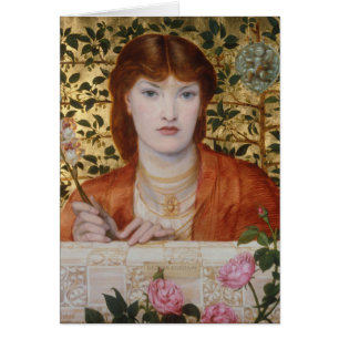 Cartão Regina Cordium - Dante Gabriel Rossetti