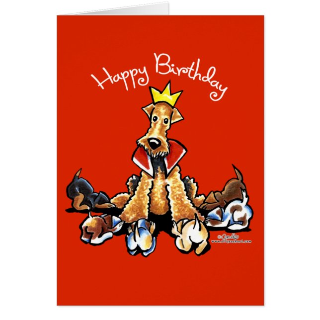 Cartão Regra Airedales (Frente)