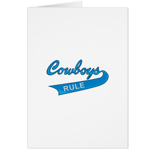 CARTÃO REGRA DE COWBOYS (Frente)