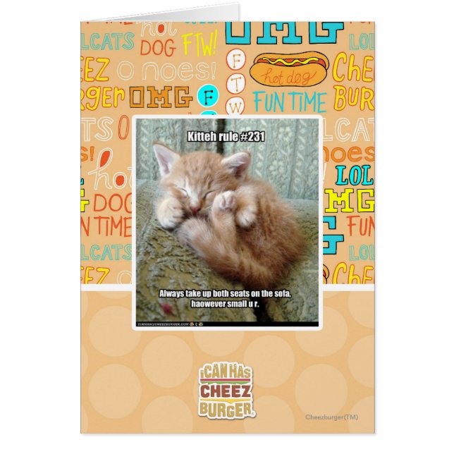 Cartão Regra de Kit nº 231 (Frente)