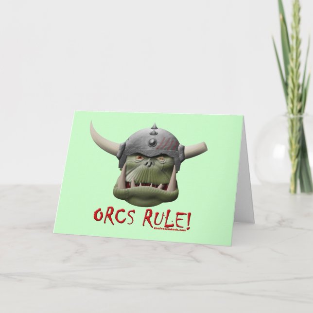 Cartão Regra de Orcs! (Frente)