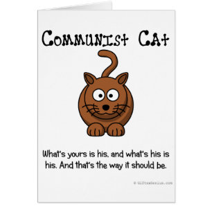 Cartão Regras de comunismo