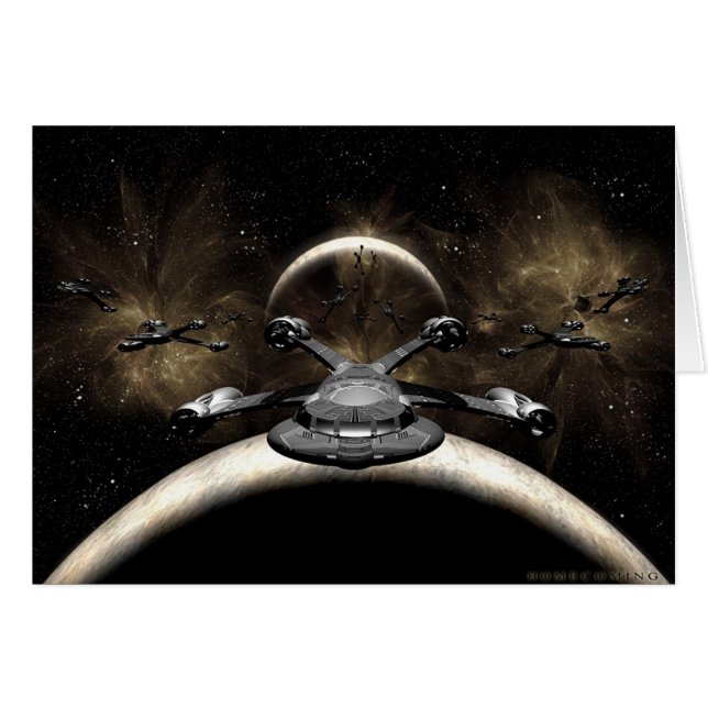 Cartão Regresso a casa (Frente Horizontal)