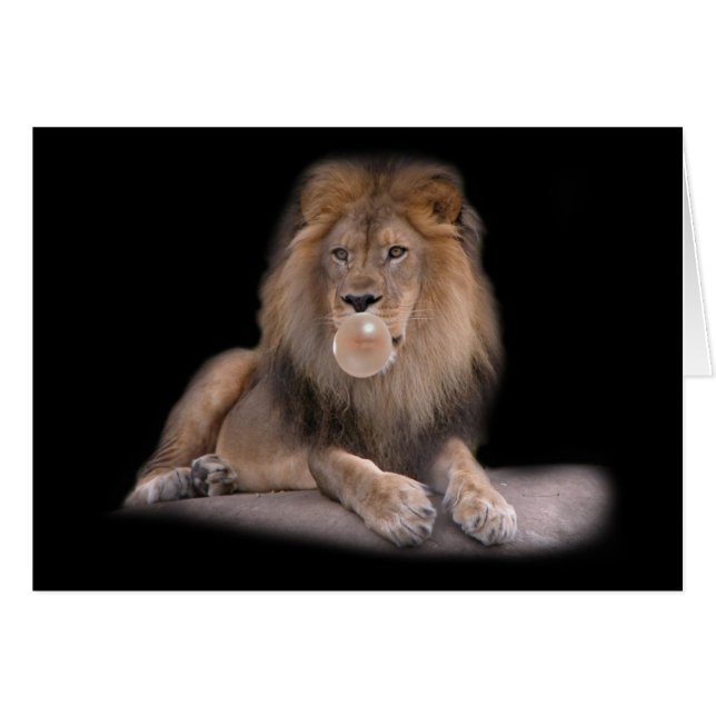 Cartão Rei da bolha (Frente Horizontal)