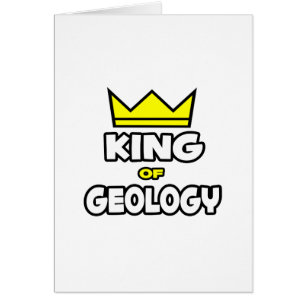 Cartão Rei da Geologia