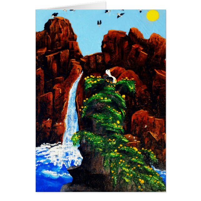 Cartão Rei da rocha (Frente)