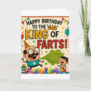 Cartão Rei das Fartas Aniversário