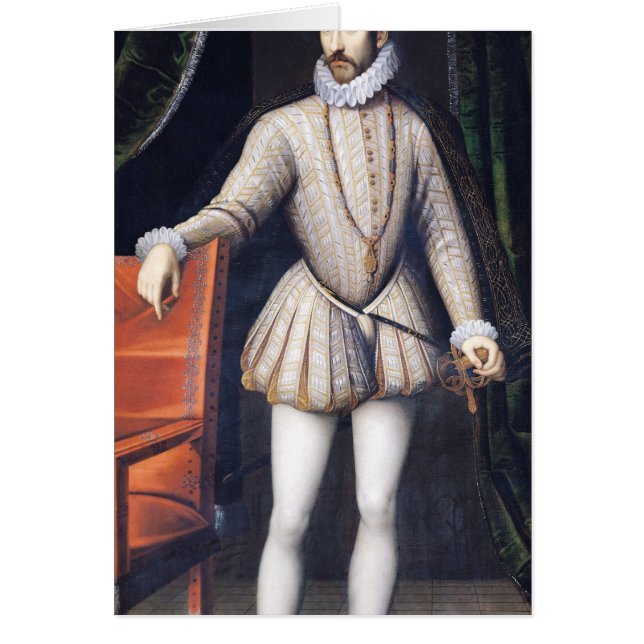 Cartão Rei de Charles IX de France (Frente)