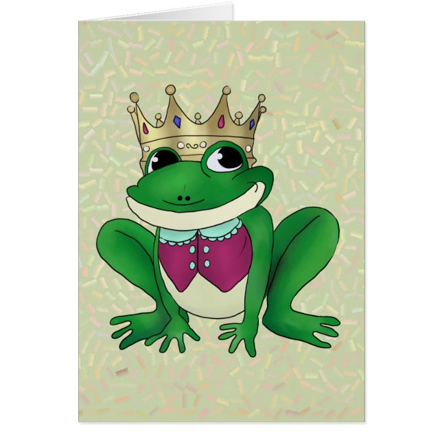 Cartão Rei de rã (Frente)