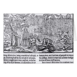 Cartão Rei Malcolm de Scotland