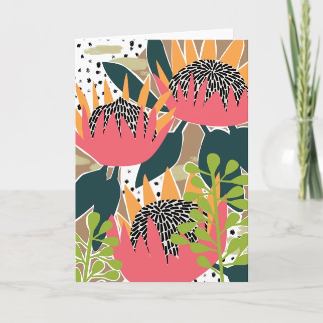 Cartão Rei Protea I (Frente)