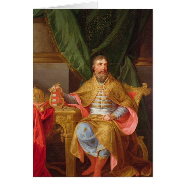 Cartão Rei Stephen (Frente)