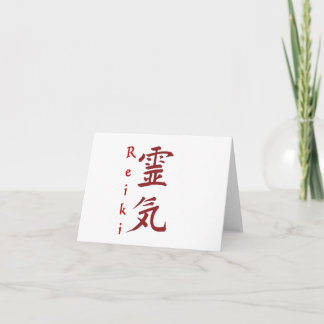 Cartão reiki-cartão