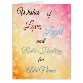 Cartão Reiki temido Obter boas-vindas