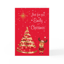 Reindeer Christmas Carol Singer