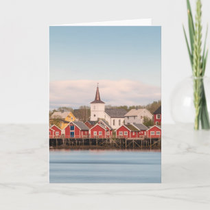 Cartão Reine Lofoten Noruega