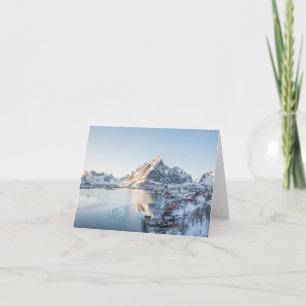 Cartão Reine Lofoten Noruega