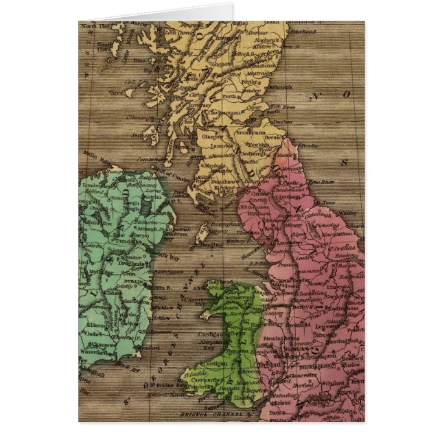 Cartão Reino Unido excelente, Irlanda 2 (Frente)