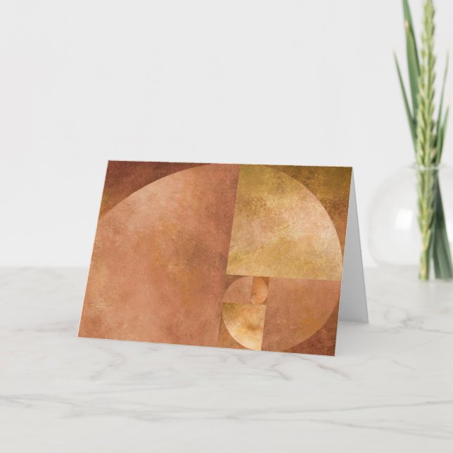 Cartão Relação dourada (Frente)